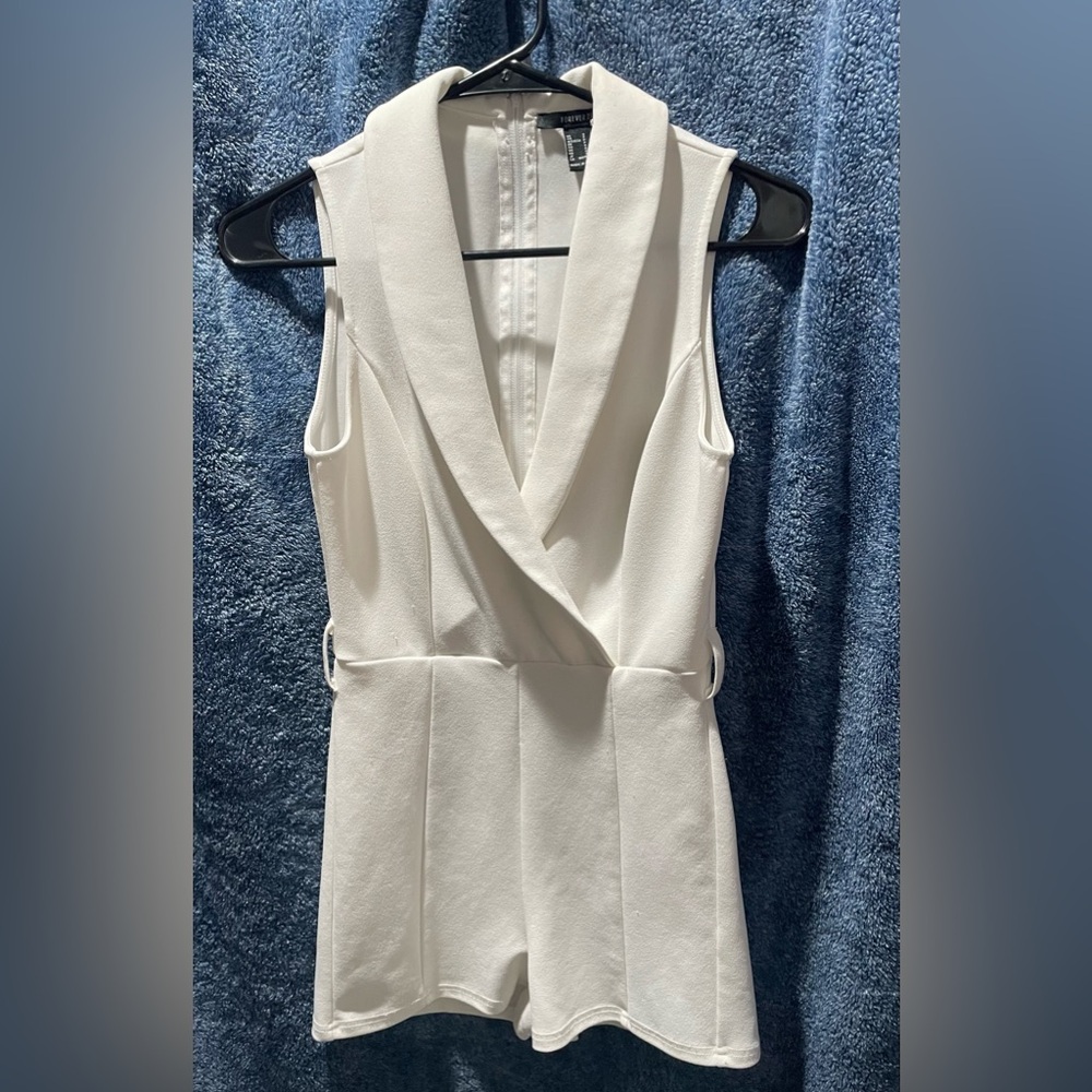 Forever 21 white romper